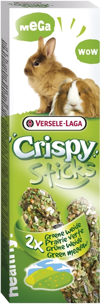 Mega Sticks Konijnen-Cavia's "Groene Weide" - 2 stuks 140g