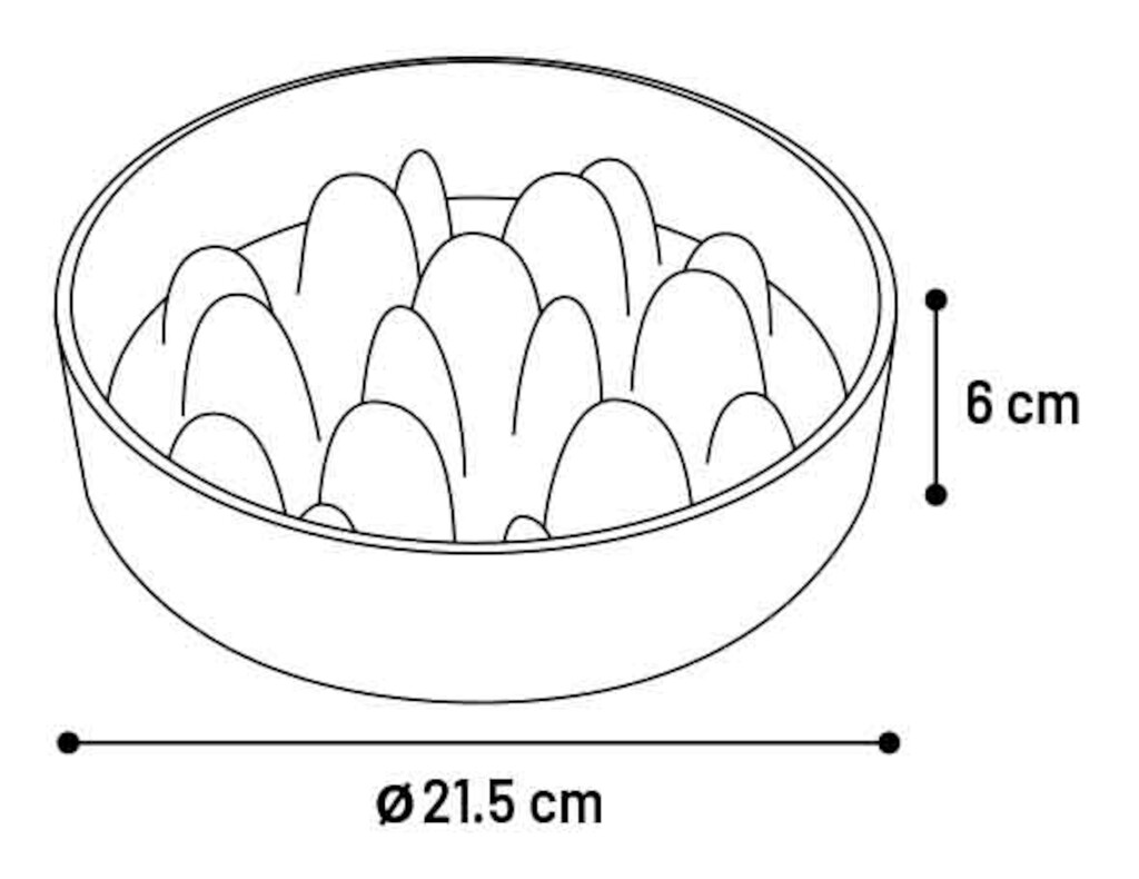Gamelle pour la nourriture et l'eau Greni ⌀ 21,5cm
