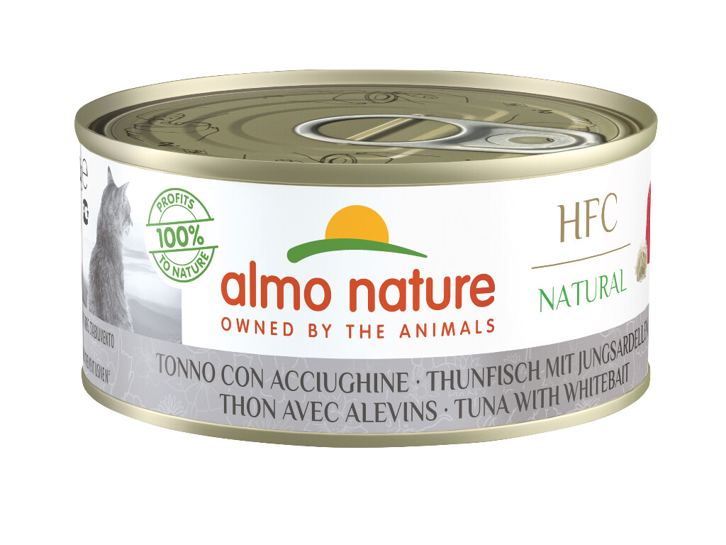 HFC Natural Tonijn en Witvis 150g