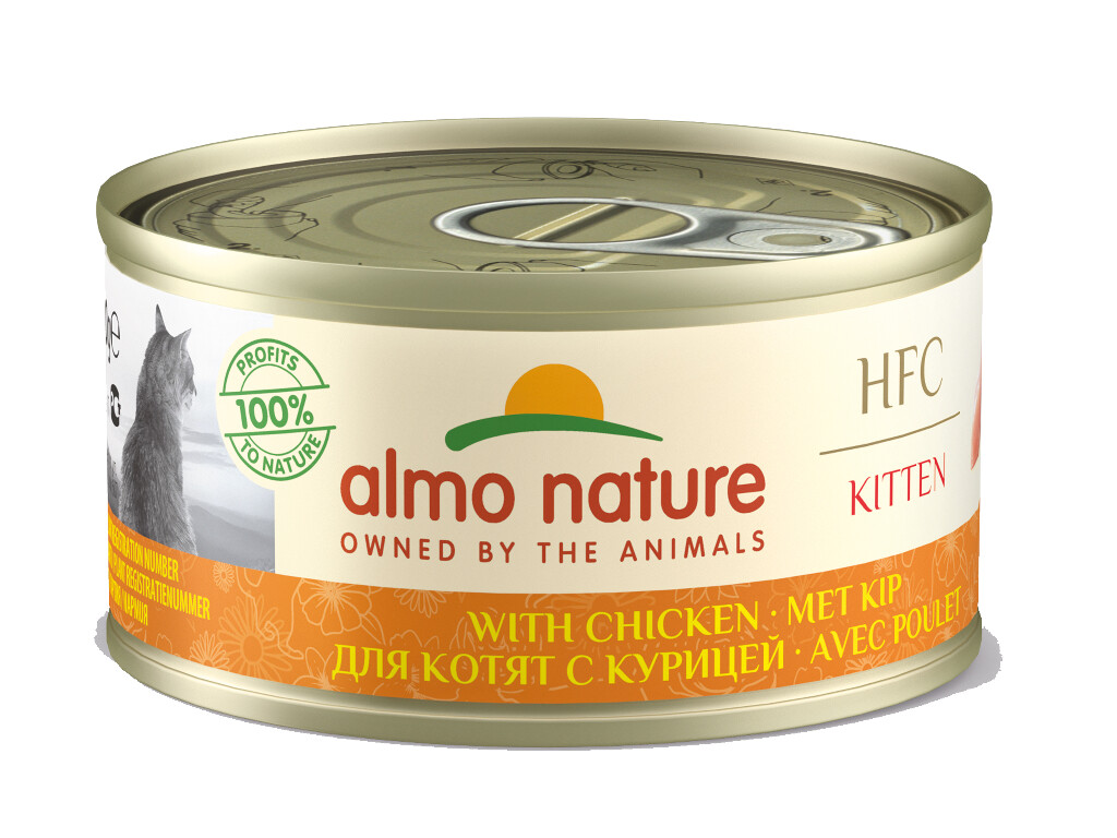 HFC Natural Kitten - avec poulet 70g