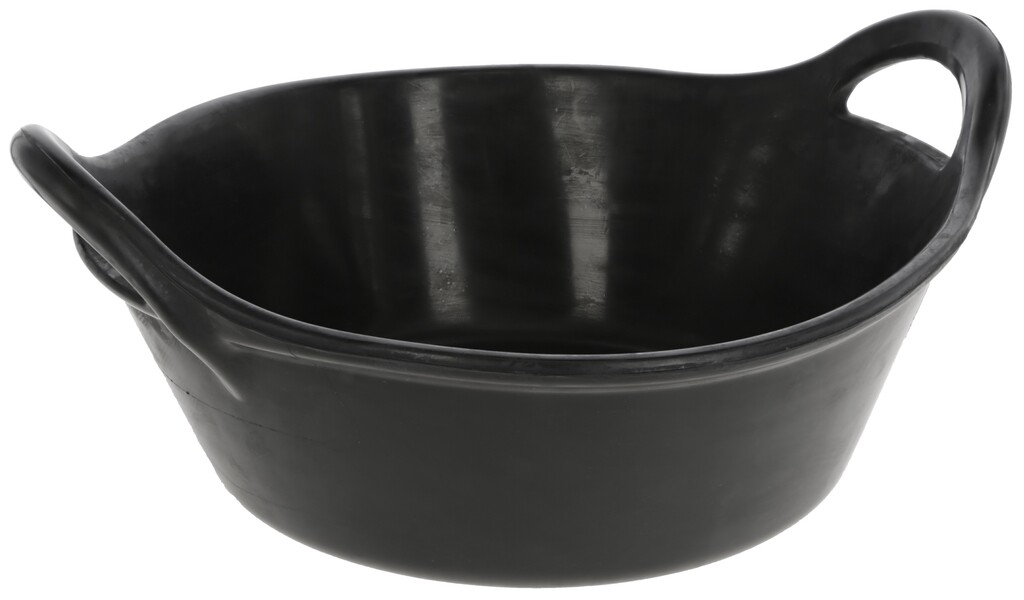 Mangeoire caoutchouc 11L noir