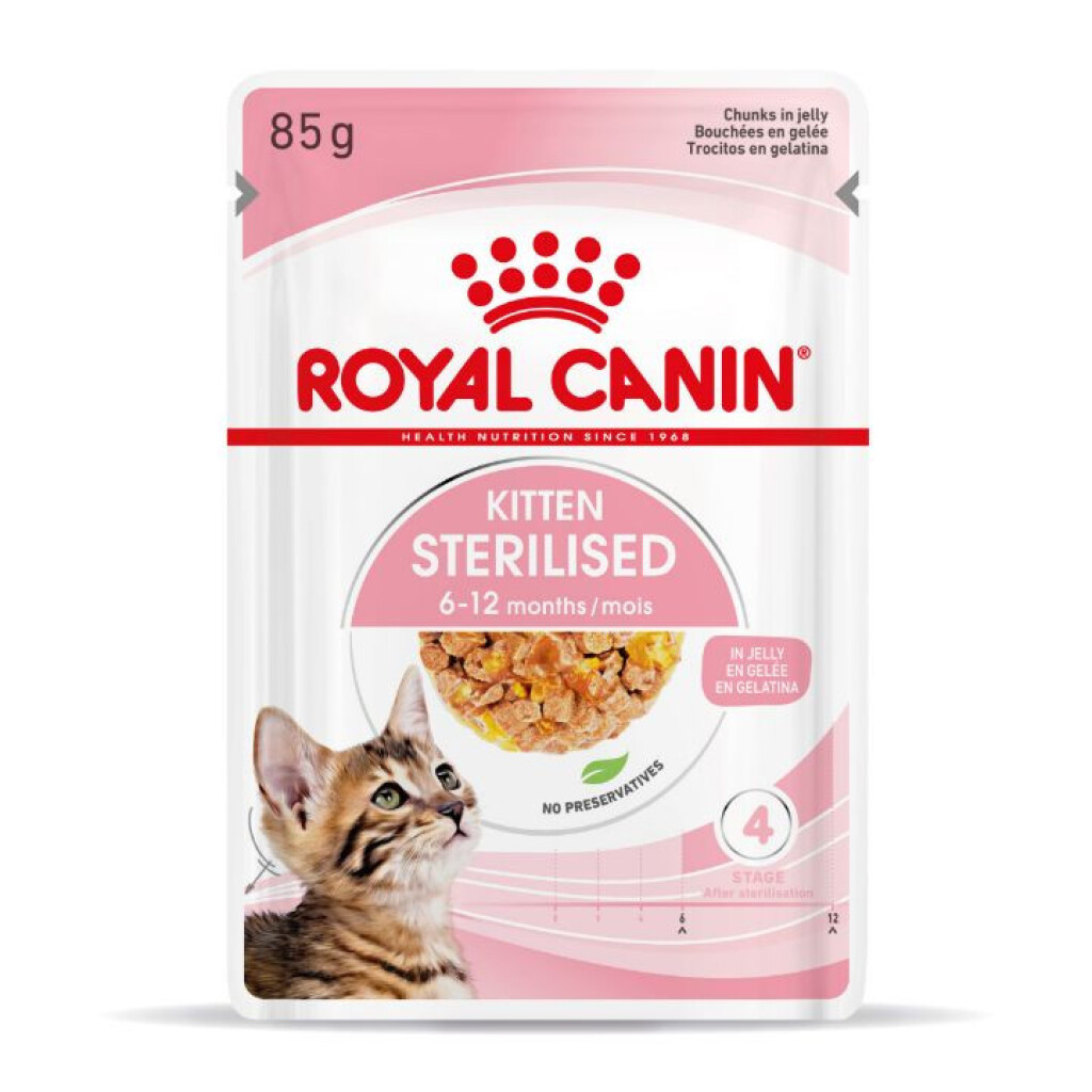 FHN kitten sterilised jelly 85g