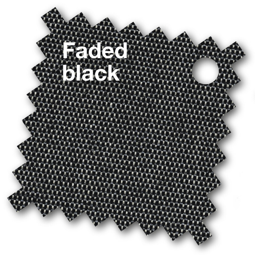 Parasol flottant Challenger T² Premium ø3,5 - Structure anthracite / Tissu faded black