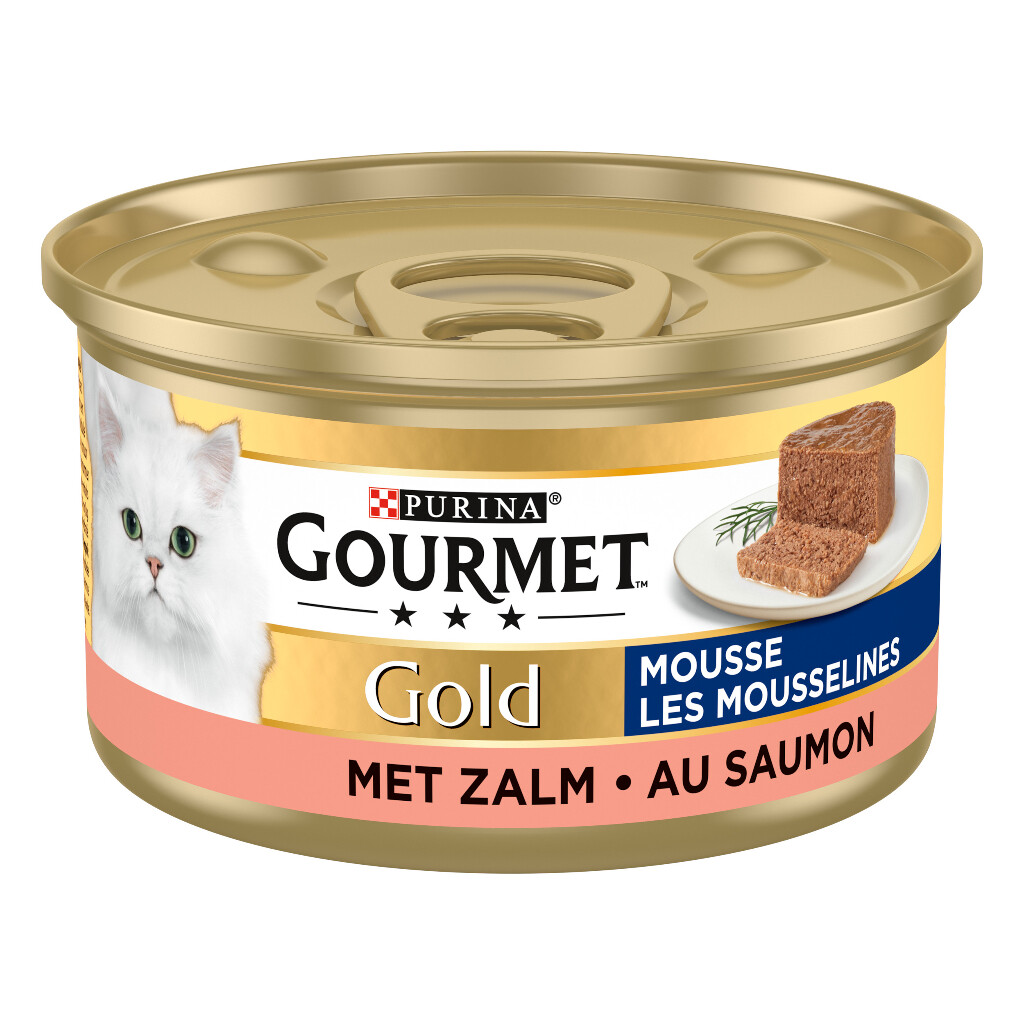 Gold Fijne Mousse Zalm 85g