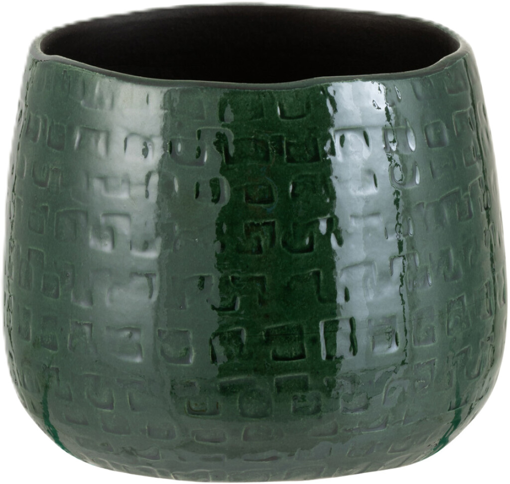 Câchepot motifs céramique vert small