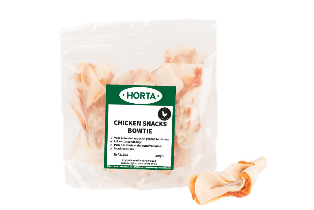 Chicken snacks Bowtie 200 gr Chicken snacks Bowtie 200 gr