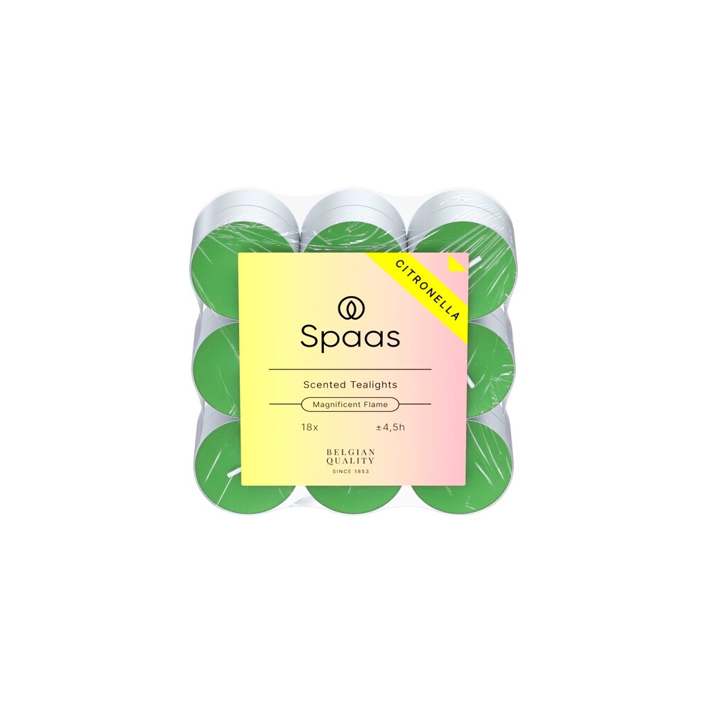 18 Chauffe-Plats Citronnelle Vert Vif