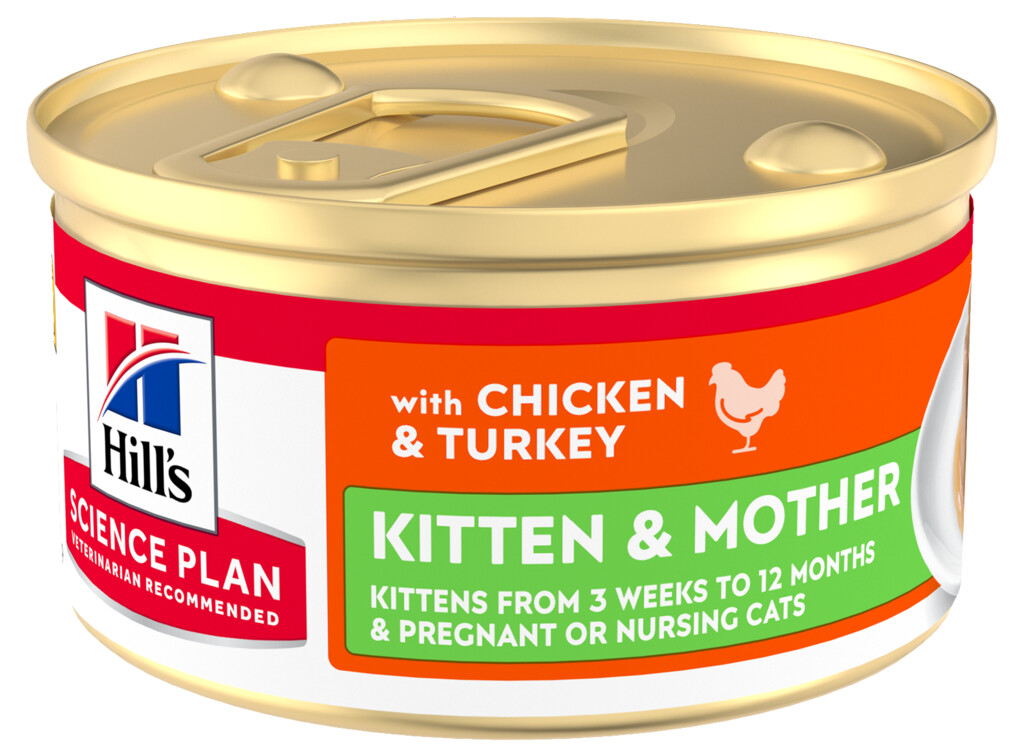 SP Kitten & Mother Tender Mousse nourriture humide pour chat avec poulet et dinde 85g