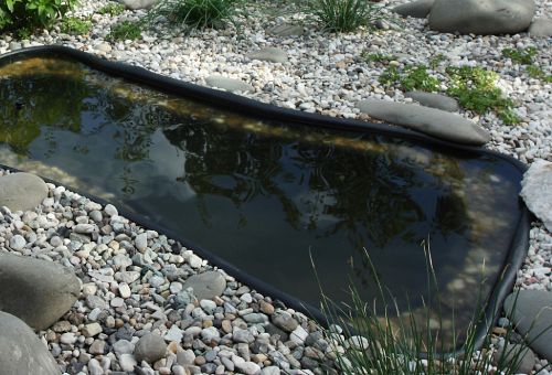 Voorgevormde kunststofvijvers