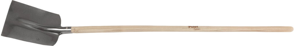 Traditional betonschop met essen steel
