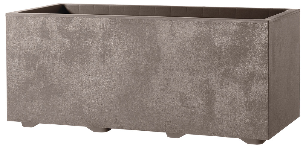 Millennium R Sandstone wandbloempot met waterreservoir 59x25cm