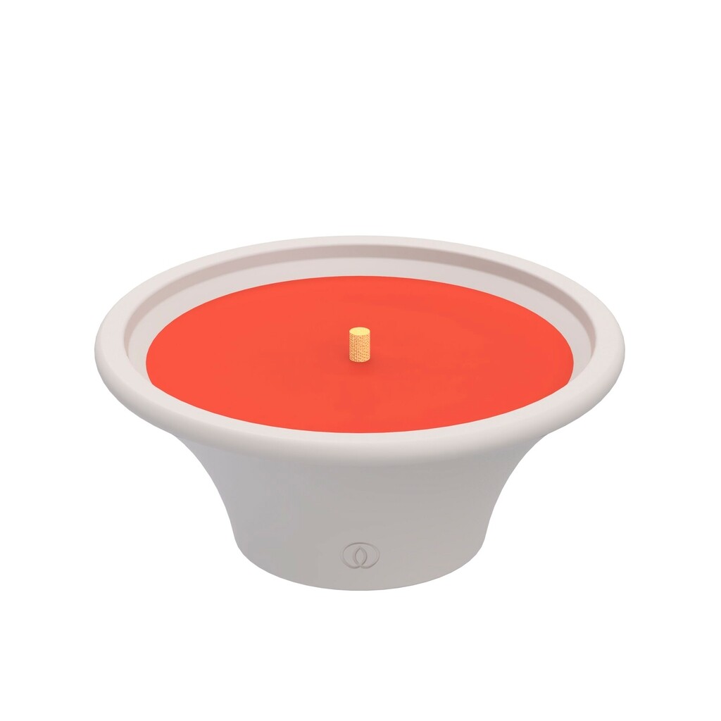Bougie d'Extérieur Citronnelle Rouge Vif