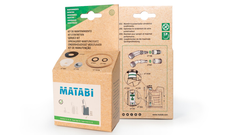 Matabi reparatieset  12-16-20L (101-119-120-136-365-1035)