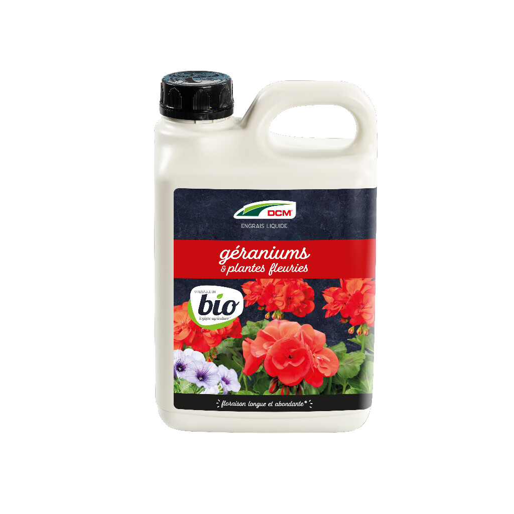 Engrais liquide géraniums & plantes fleuries 2,5L Engrais liquide géraniums & plantes fleuries 2,5L