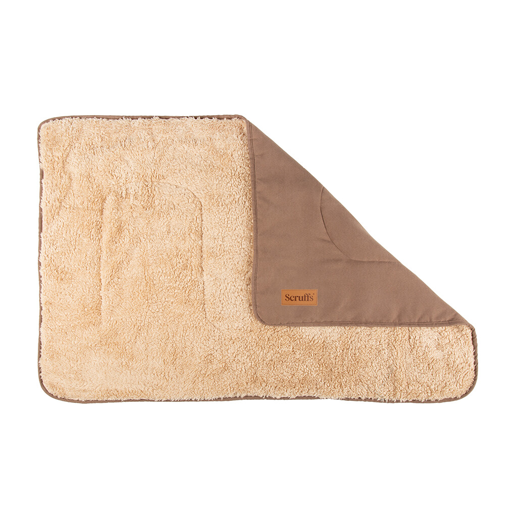 Couverture Cosy Chien Brun Caramel