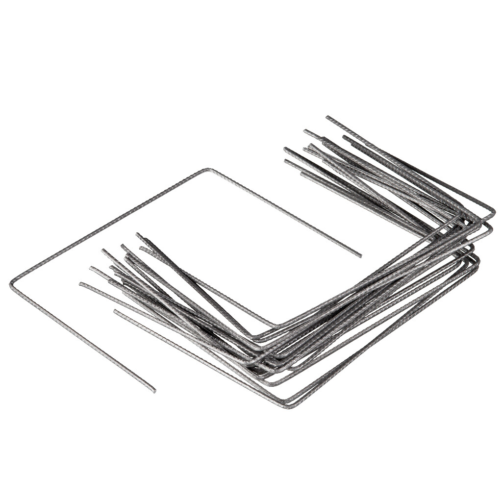 Agrafes métalliques pour fixation au sol h20 x 25 cm (20 pièces)