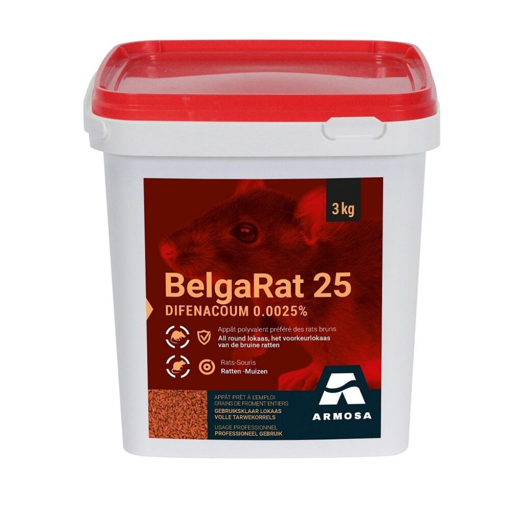 BelgaRat 25 - céréales blé - 3kg