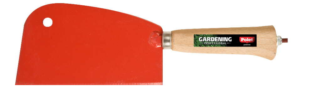 Couperet de ménage avec poignée en bois Couperet de ménage avec poignée en bois