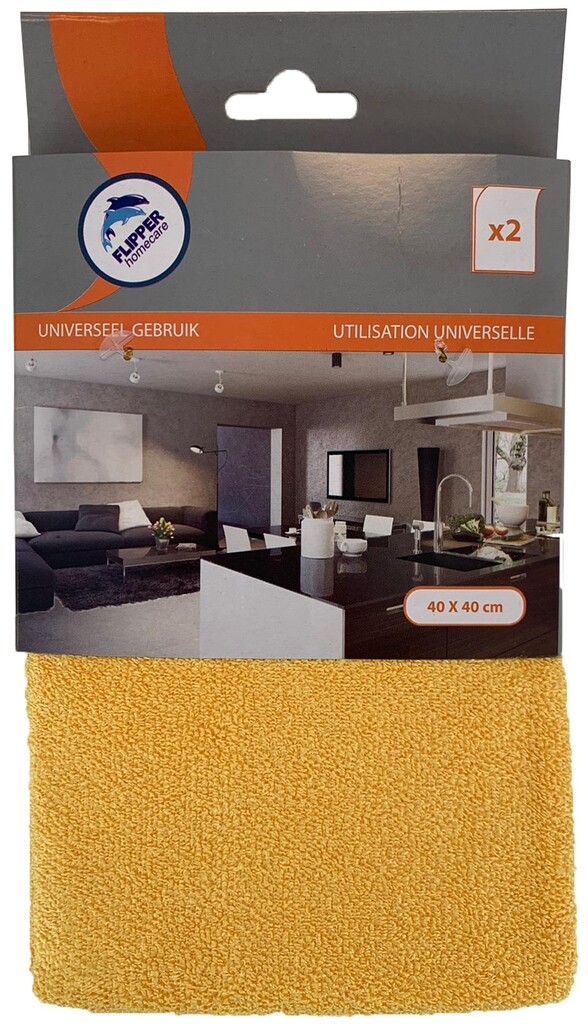 Microfibre Nivo jaune 40x40