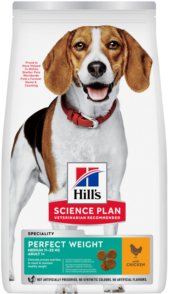 SP Canine Adult Perfect Weight Medium with Chicken dry 2kg