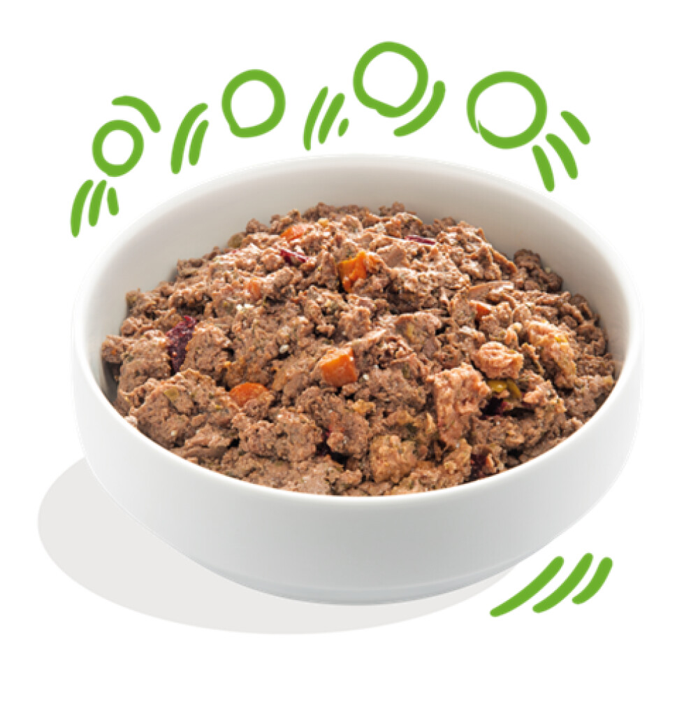 Lam & rund 150g - adult - kuipje