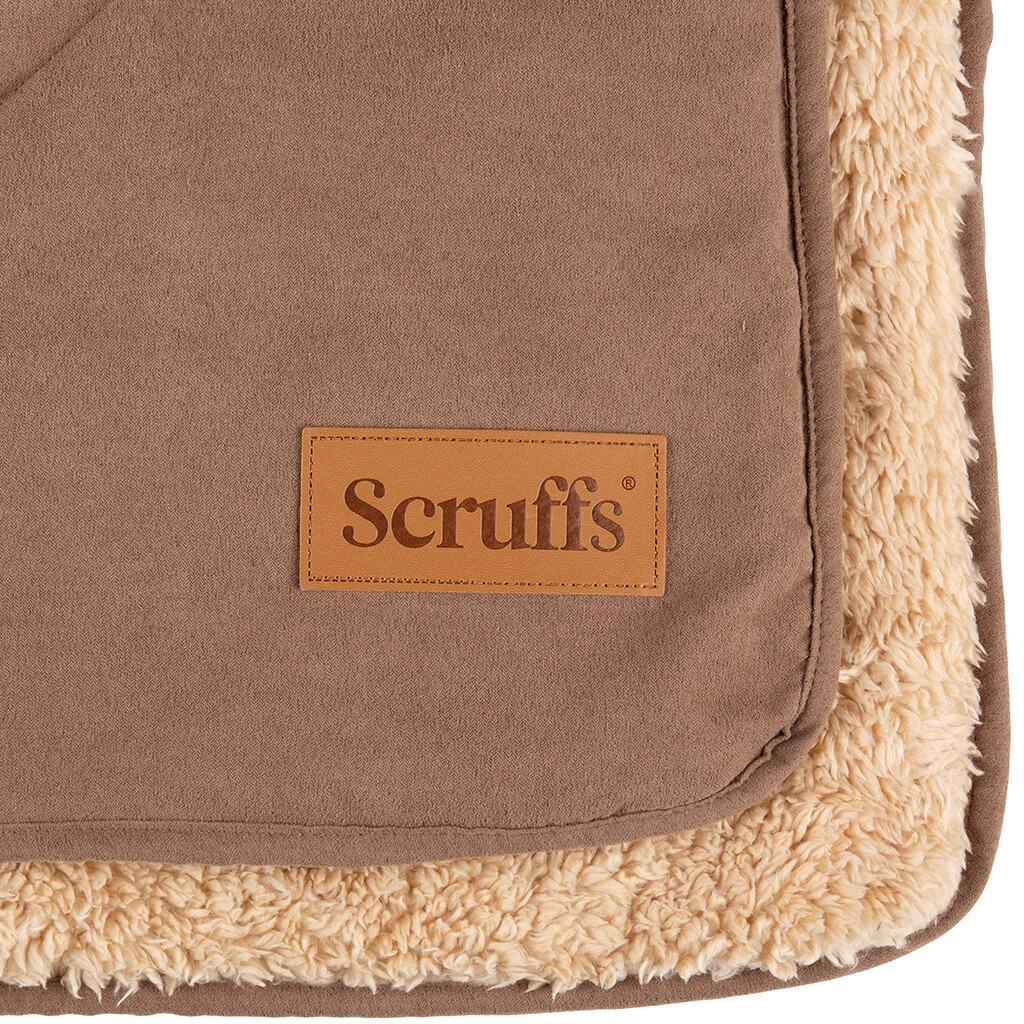 Couverture Cosy Chien Brun Caramel