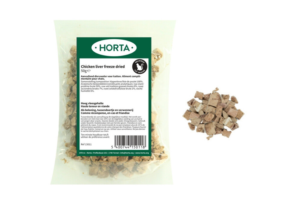 Chicken liver freeze dried 50g