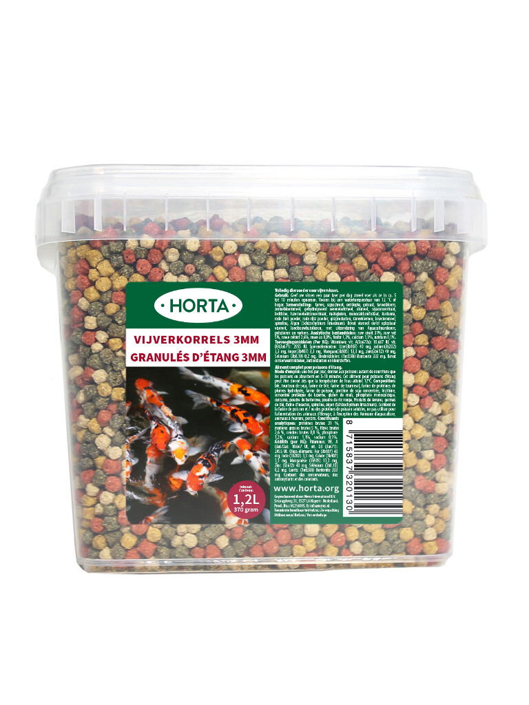 Vijverkorrels 1,2L 3mm/370g