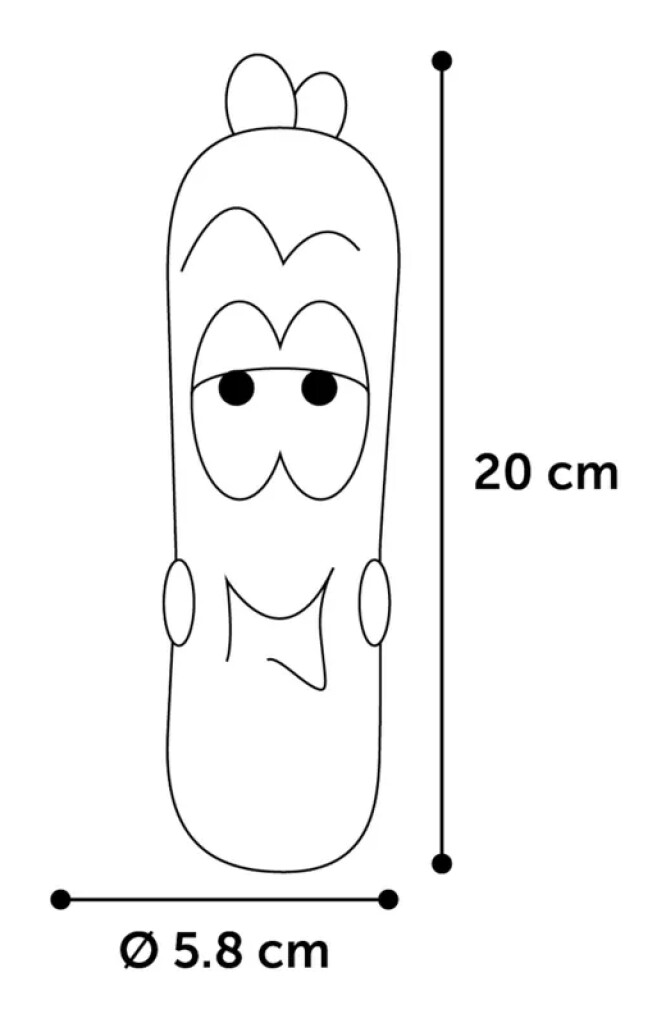 HS Latex Tipsy Worst Bruin 20cm HS Latex Tipsy Worst Bruin 20cm