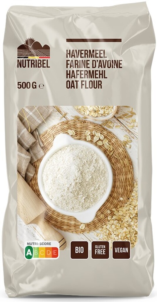 Farine d'avoine biologique et sans gluten 500g