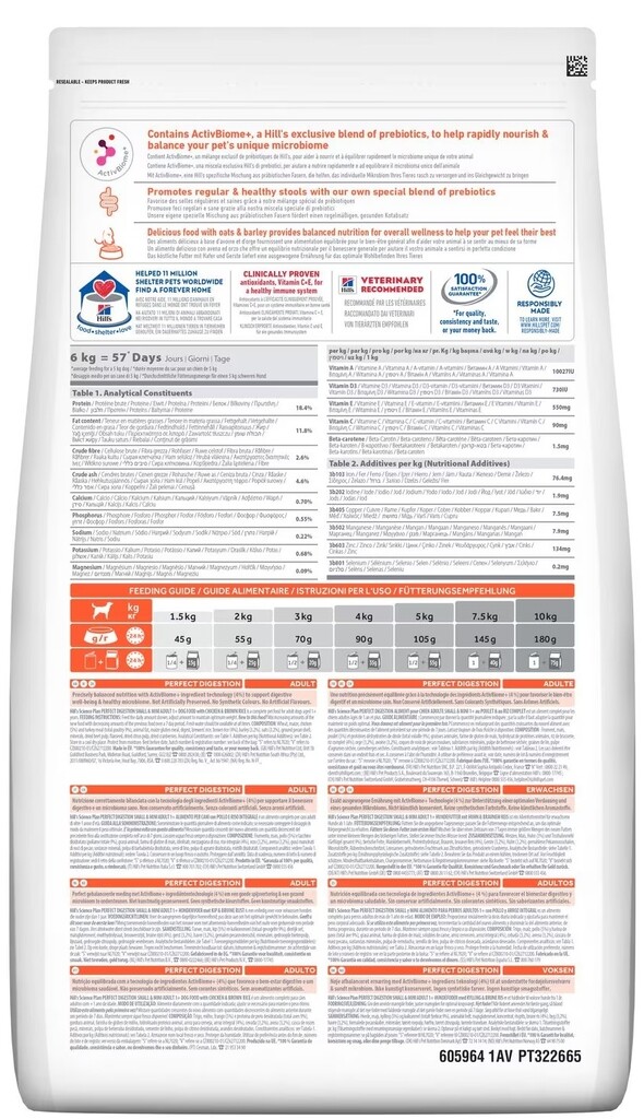 SP Perfect Digestion Small & Mini Adult kip & bruine rijst 1,5kg