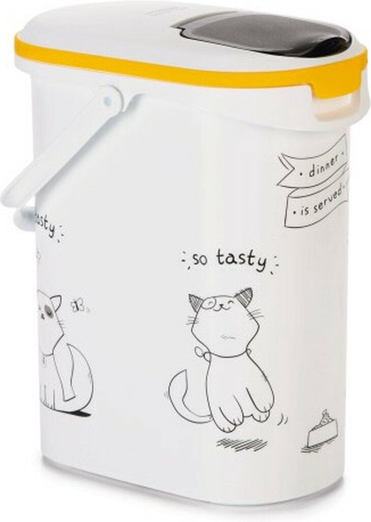 Voedselcontainer Wit - Dinner Is Served - Kat  - 10 L