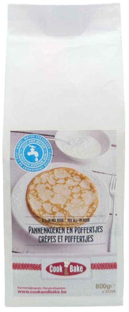 Mix voor pannenkoeken/poffertjes 800g