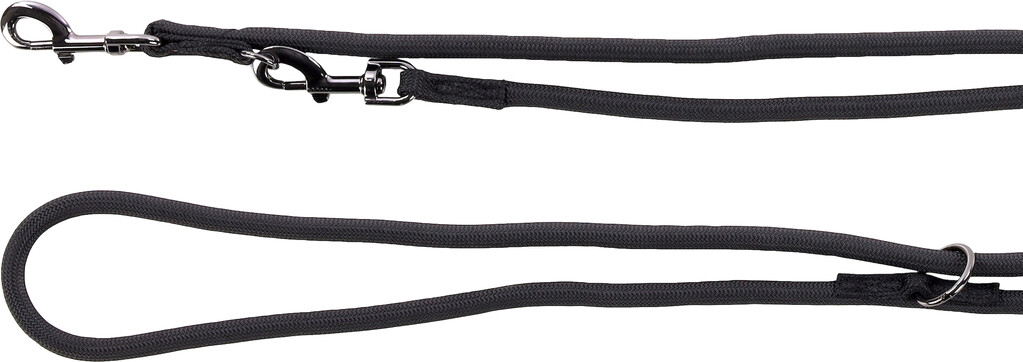 Laisse d'Entraînement Aiden Noir 200cm 12mm 