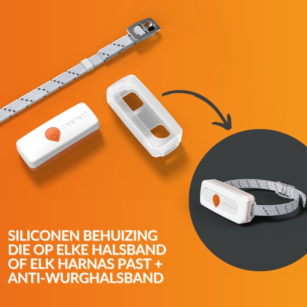 Siliconen hoes voor GPS tracker Cat XS transparant