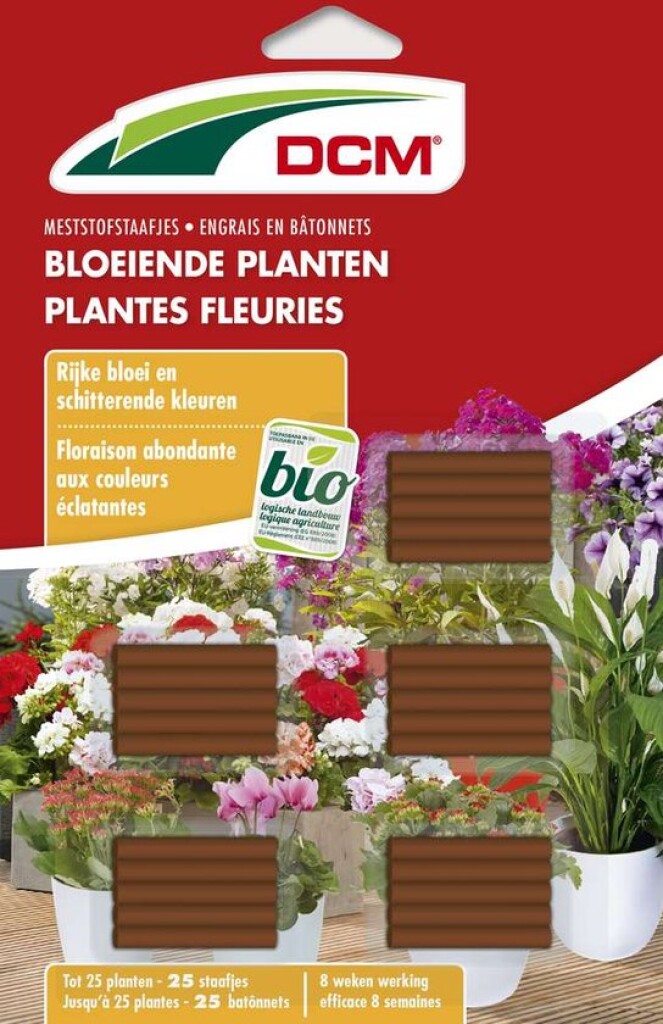 Engrais en bâtonnets Plantes fleuries  25 bâtonnets Engrais en bâtonnets Plantes fleuries  25 bâtonnets