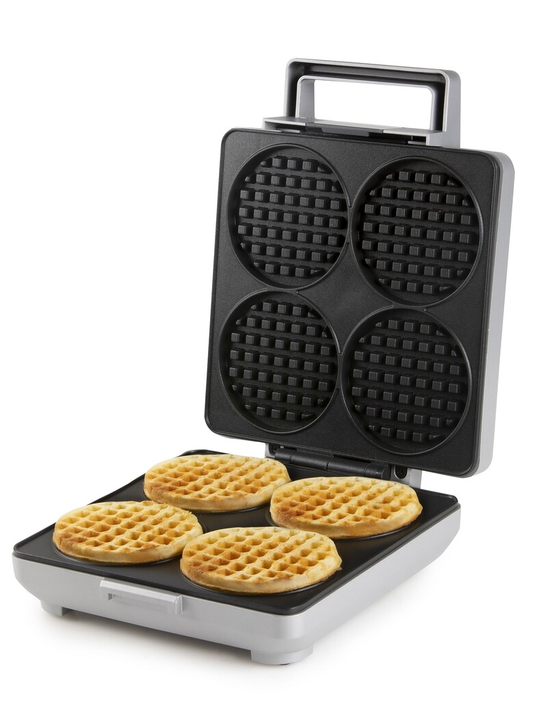 Gaufrier 'Wafflelicious' - pour 4 gaufres rondes