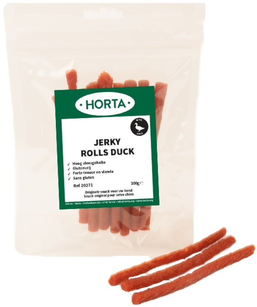 Jerky rolls duck 100g