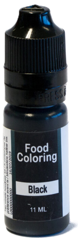 Vetoplosbare kleurstof zwart 11ml