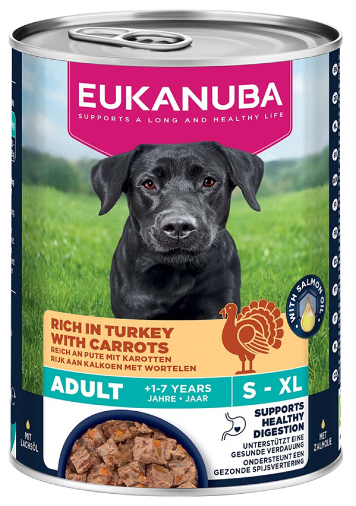 Dog wet food adult turkey 400g
