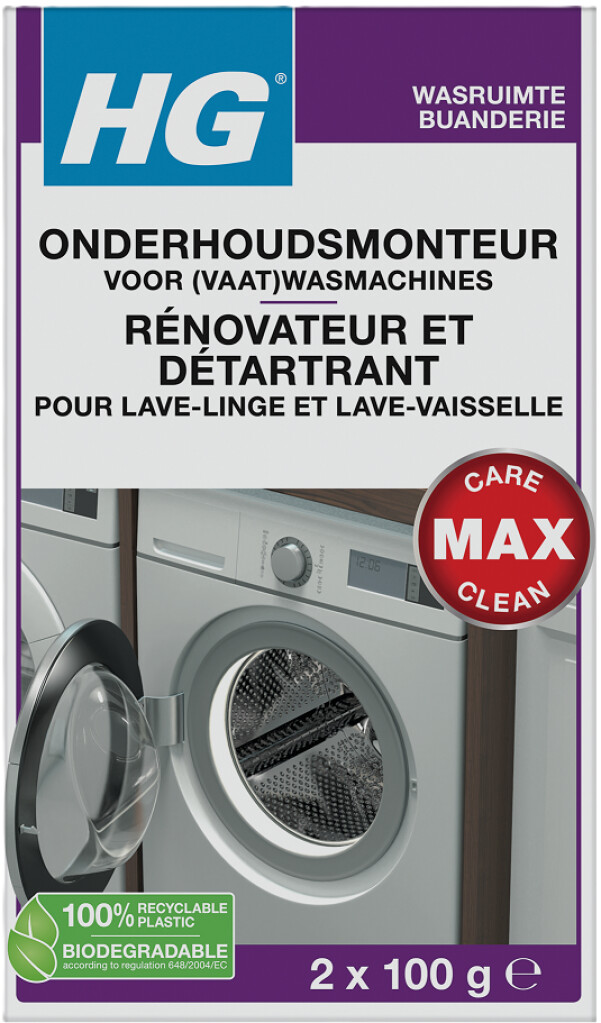Onderhoudsmonteur voor (vaat)wasmachines 2x100g Onderhoudsmonteur voor (vaat)wasmachines 2x100g