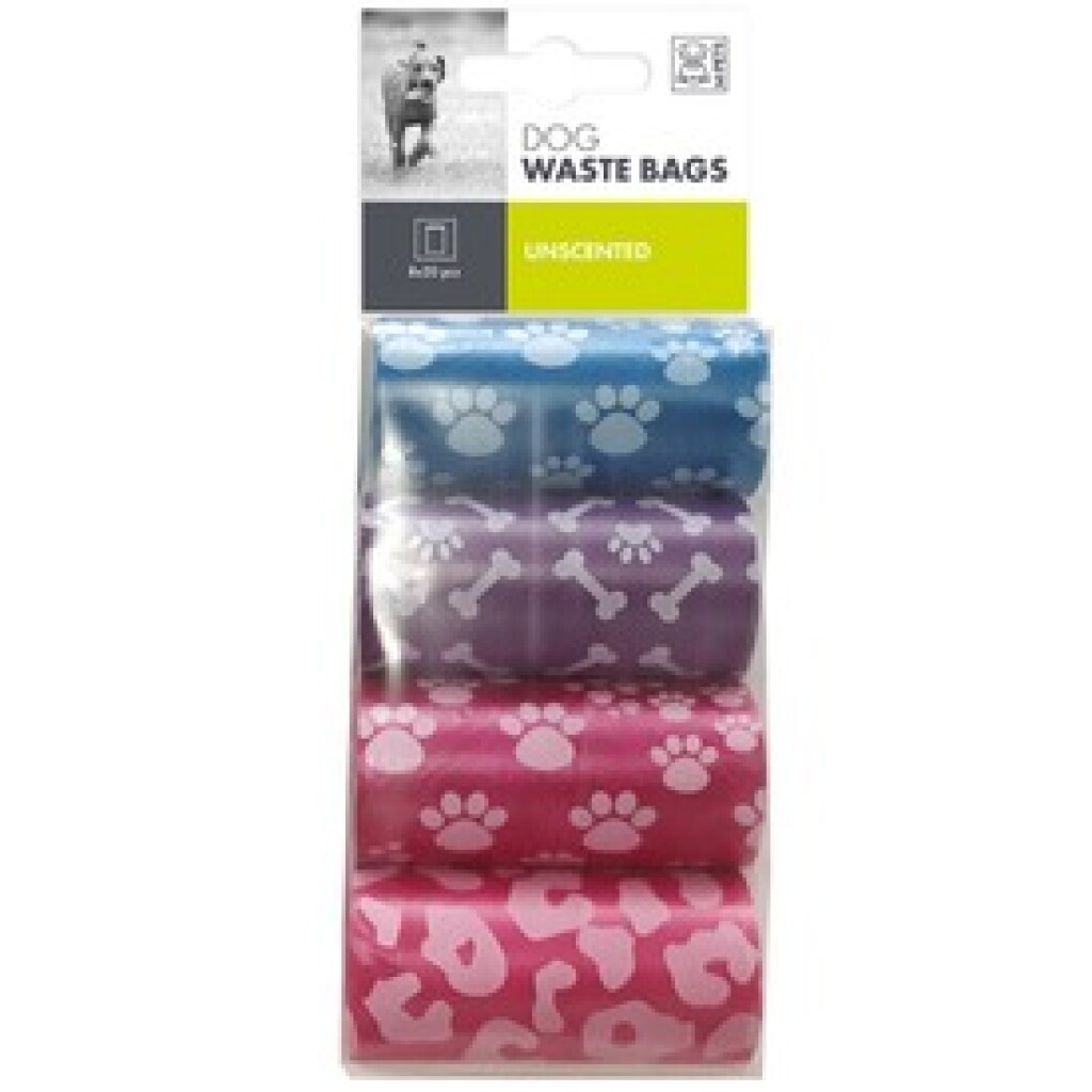 Poepzakjes verschillende kleuren 8x20 stuks