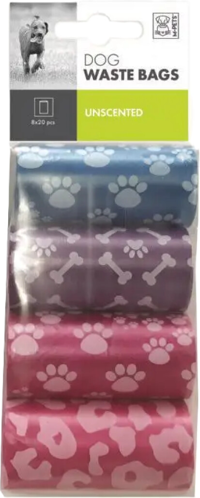 Poepzakjes verschillende kleuren 8x20 stuks