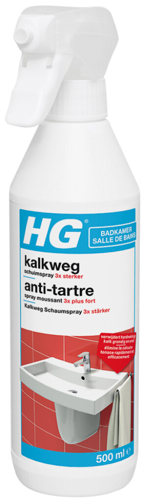 Kalkweg schuimspray 3x sterker 500ml Kalkweg schuimspray 3x sterker 500ml