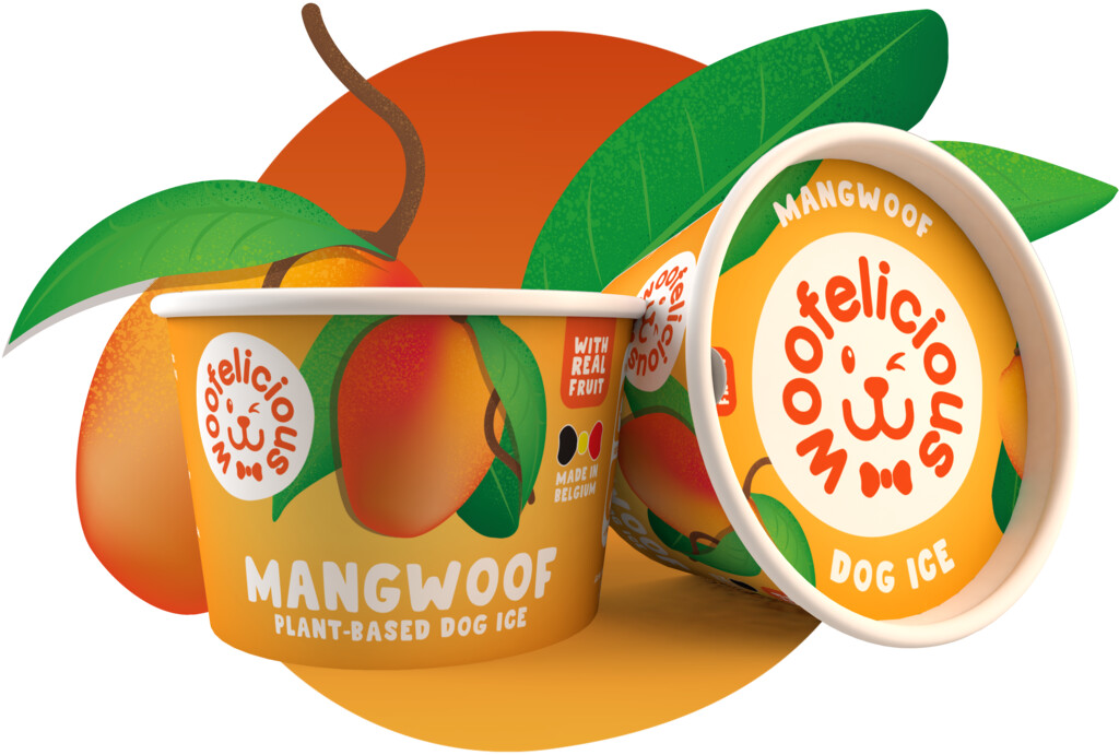 Mangwoof hondenijsje 100ml