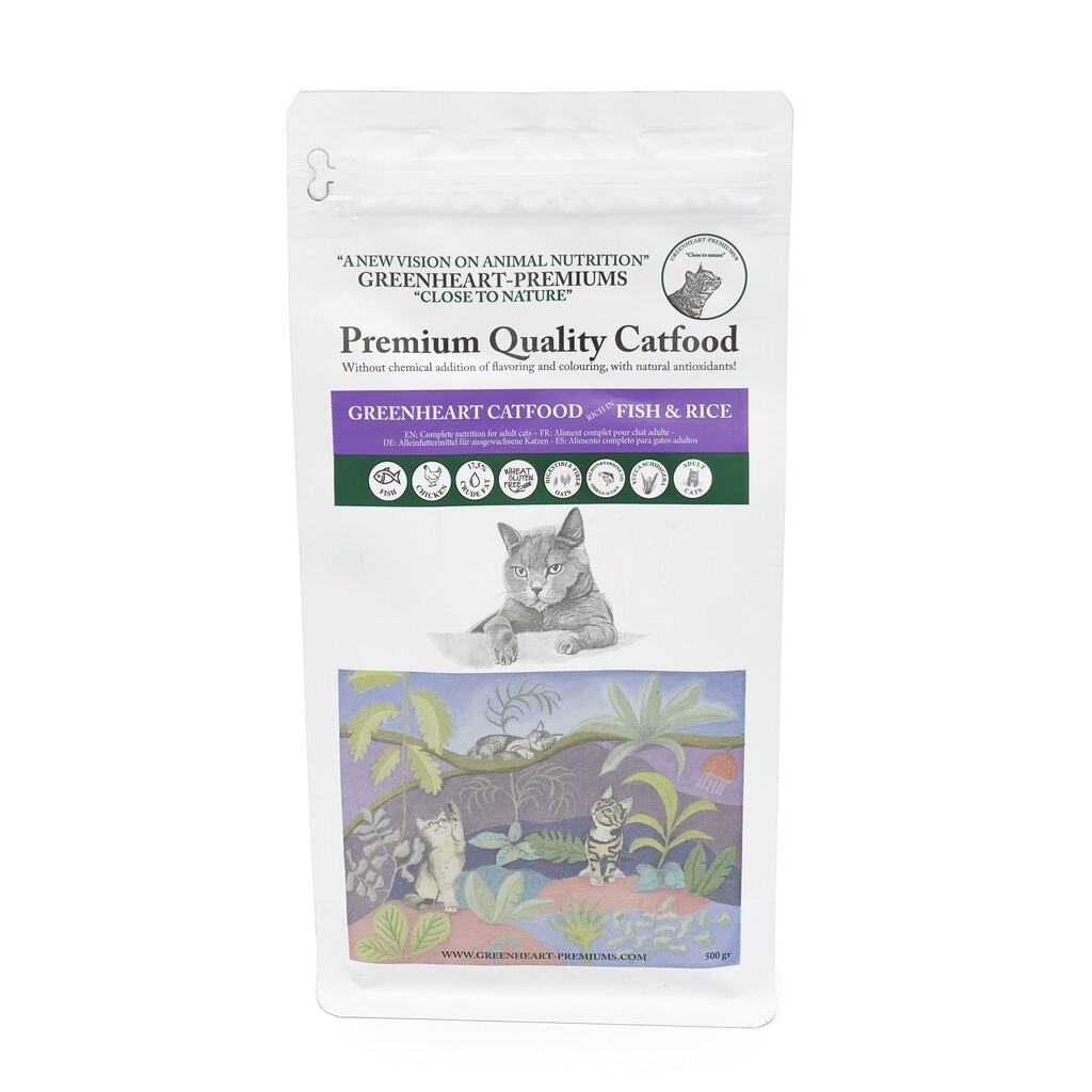 Catfood Fish & Rice 500g