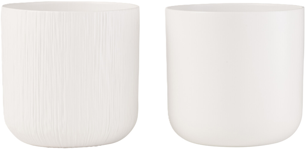 Câchepot gen céramique blanc extra extra large assortiment de 2