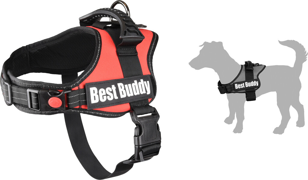 Harnas Best Buddy Pluto Rood XL