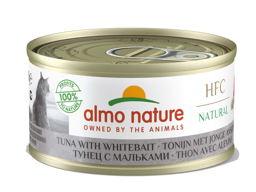 HFC Natural - thon avec alevins 70g HFC Natural - thon avec alevins 70g
