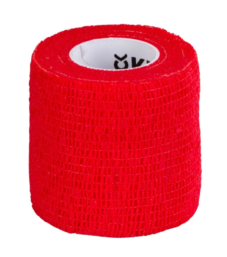 EquiLastic zelfhechtende bandage, rood, 10cm breed EquiLastic zelfhechtende bandage, rood, 10cm breed